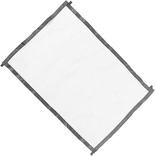 Miniatura 9 de Puerta de malla para perros, plegable y segura, puerta de malla con 5 ganchos, puertas y escaleras para puertas, escaleras, puertas y extensiones de