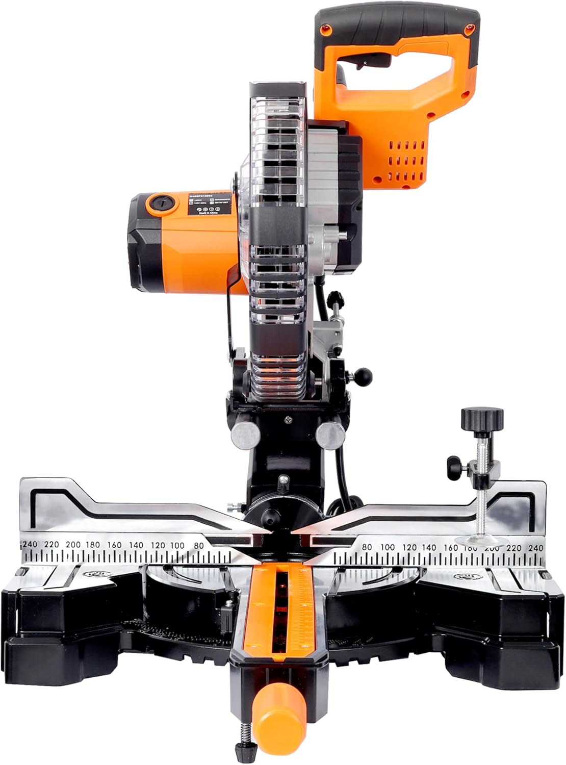 10-Inch Dual Bevel Double Speed Sliding Miter Saw with LED – 48T Blade, 0-45° Bevel, 2-Speed 5000/3200 RPM, 15Amp Miter Saw with Extension Table, 3.5x13in Cutting Capacity