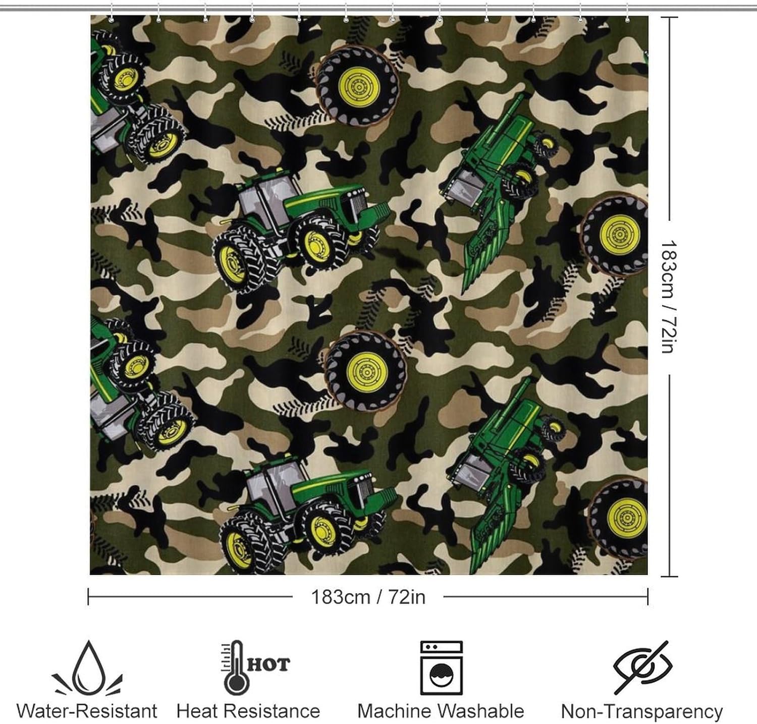 Keyi Bathroom Four Piece Set, Including Floor Mat and Shower Curtain