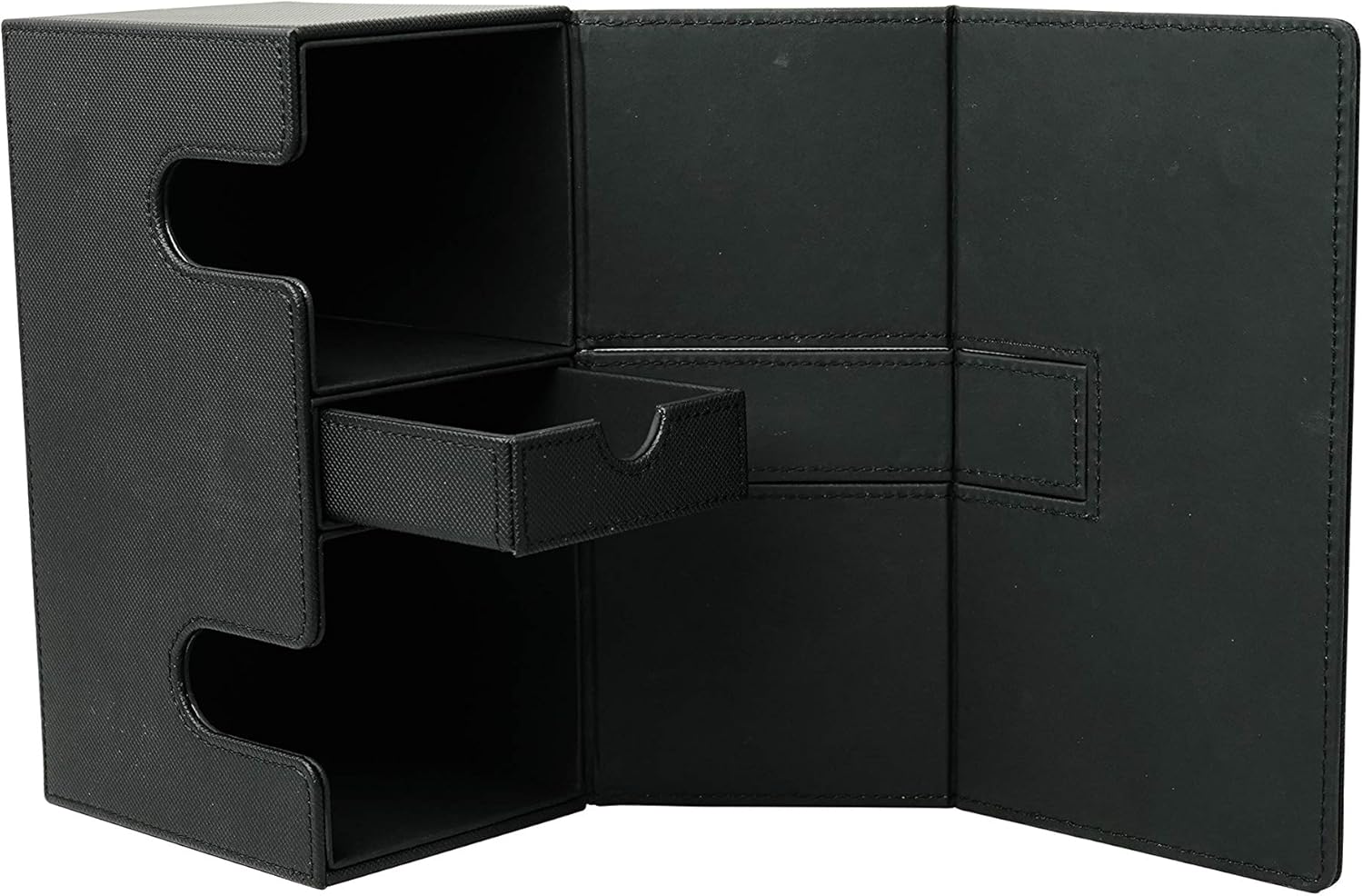 TopDeck 200+ Dual Card Deck Box Pro - Premium Dual Compartments for Maximum Card Protection and Storage - Box Holder for MTG/TCG/CCG Compatible with Yugioh, Magic the Gathering, Pokemon and More