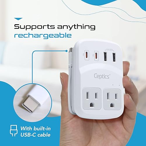 Vista 57 de Adaptador de conexión universal a tierra Ceptics EE. UU./Japón - tipo B