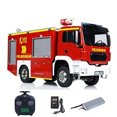 1 14 4X2 RC Fire Fighting Truck RTR Car Remote Control Fire Vehicle Model Sound Light System Motor