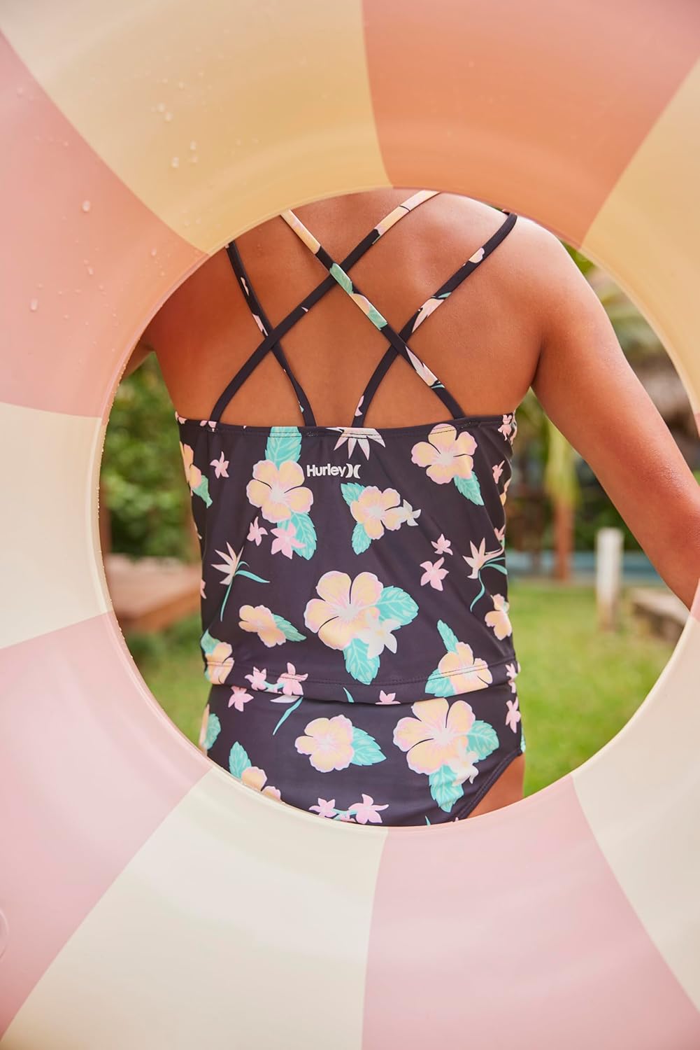 Hurley Girls Tankini 2-Piece Swimsuit - Image 3