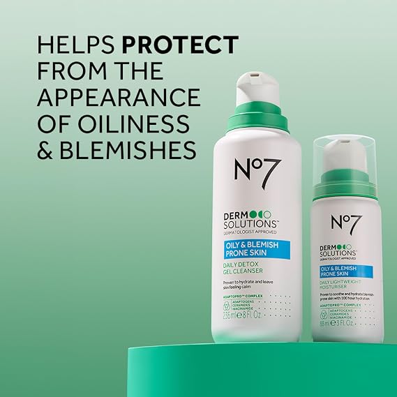 No7 Derm Solutions Daily Detox Foaming Face Wash, 8 Fl Oz