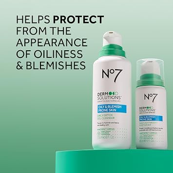 No7 Derm Solutions Daily Detox Foaming Face Wash, 8 Fl Oz