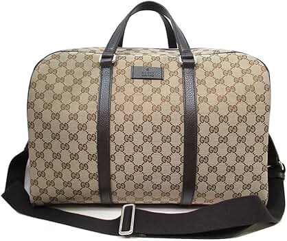 グッチGG柄　茶ボストンバッグ 美品 GUCCI グッチ GG柄 ナイロン ボストンバッグ ブラウン