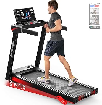 HARISON Folding Treadmill for Home with Smart App & Manual Incline