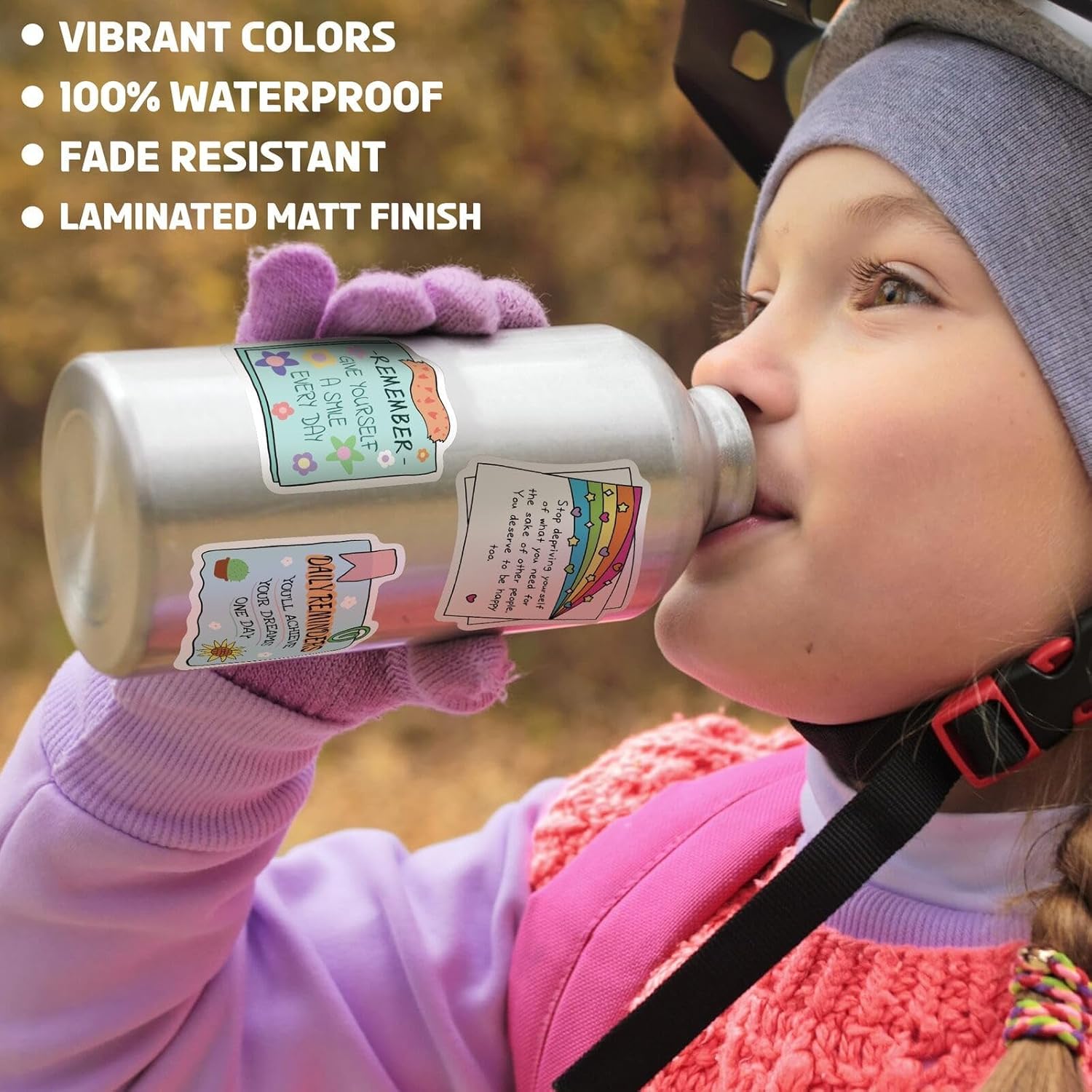 150 PCS Positive Affirmation Stickers, Mental Health Inspirational Motivational Encouraging Self Love Care Quote Sticker Pack for Water Bottles Laptops Planners Decals Students Teens Adults - Image 7