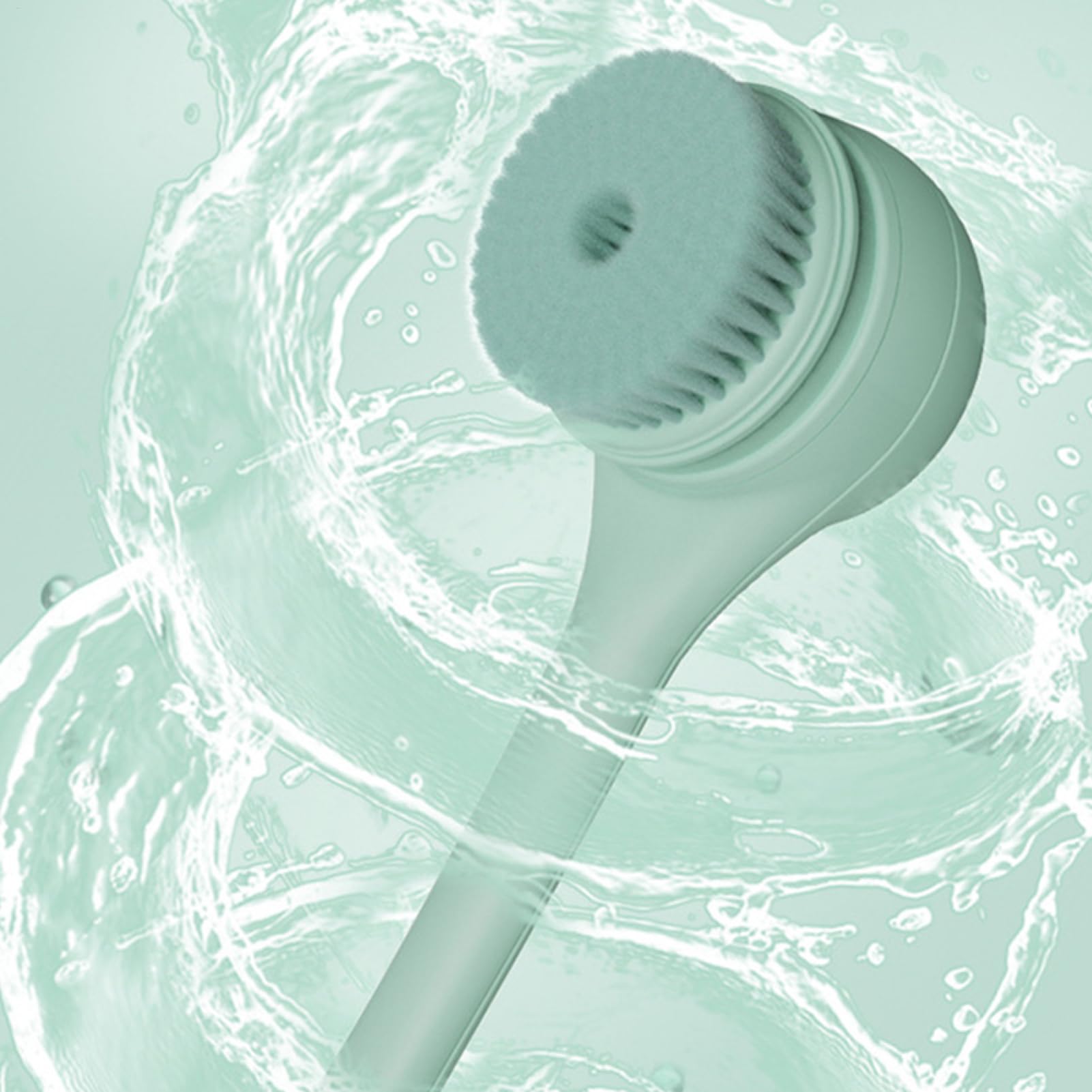 Cepillo de baño eléctrico, limpiador de espalda para ducha,Cepillos de | baño y cuerpo de mango largo impermeables - Cepillo de espalda eléctrico con batería grande para pies
