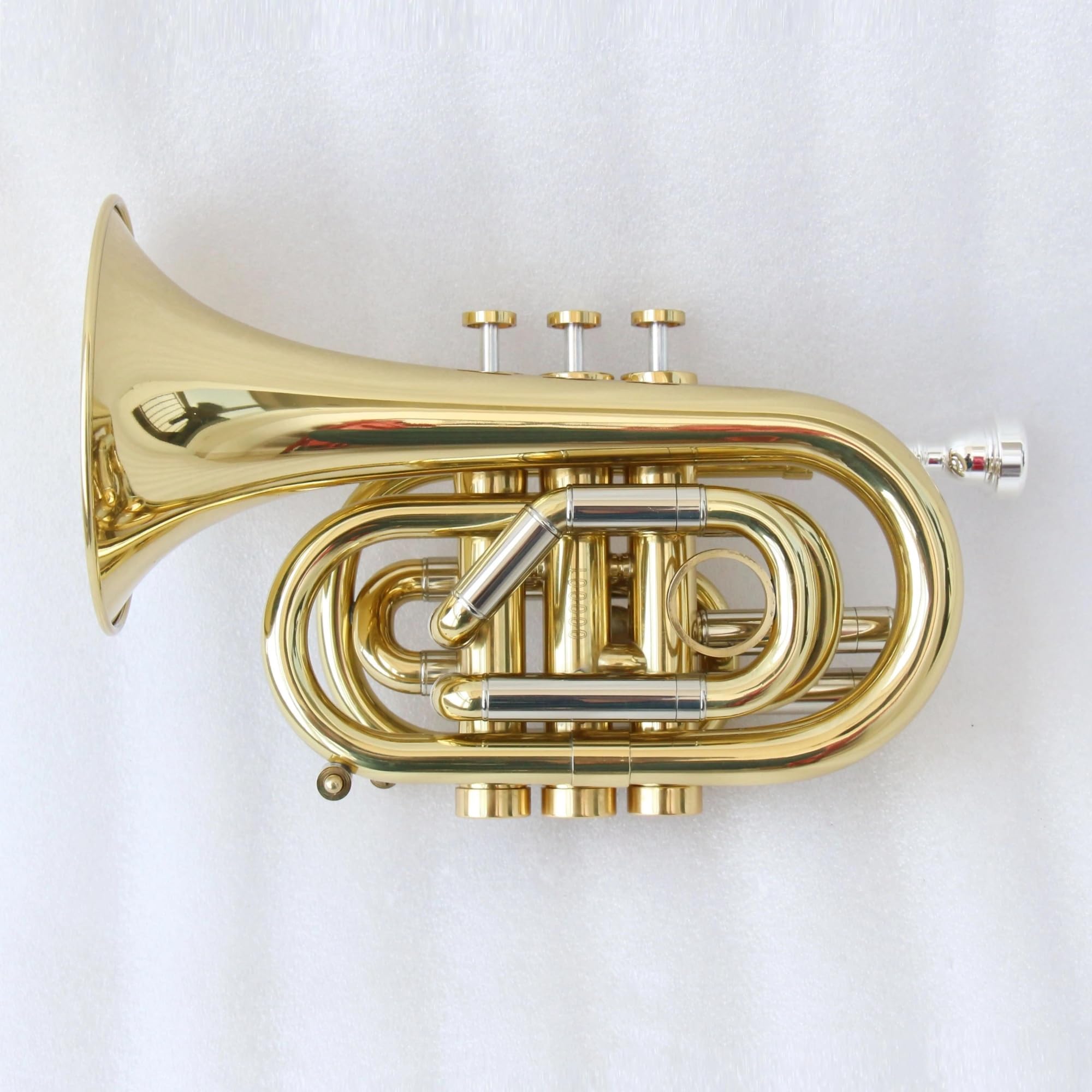 Standard Trompeten Taschentrompete Musikinstrument Bb Goldlack Professionelle Trompete Aus Edelstahl Messing Für Anfänger