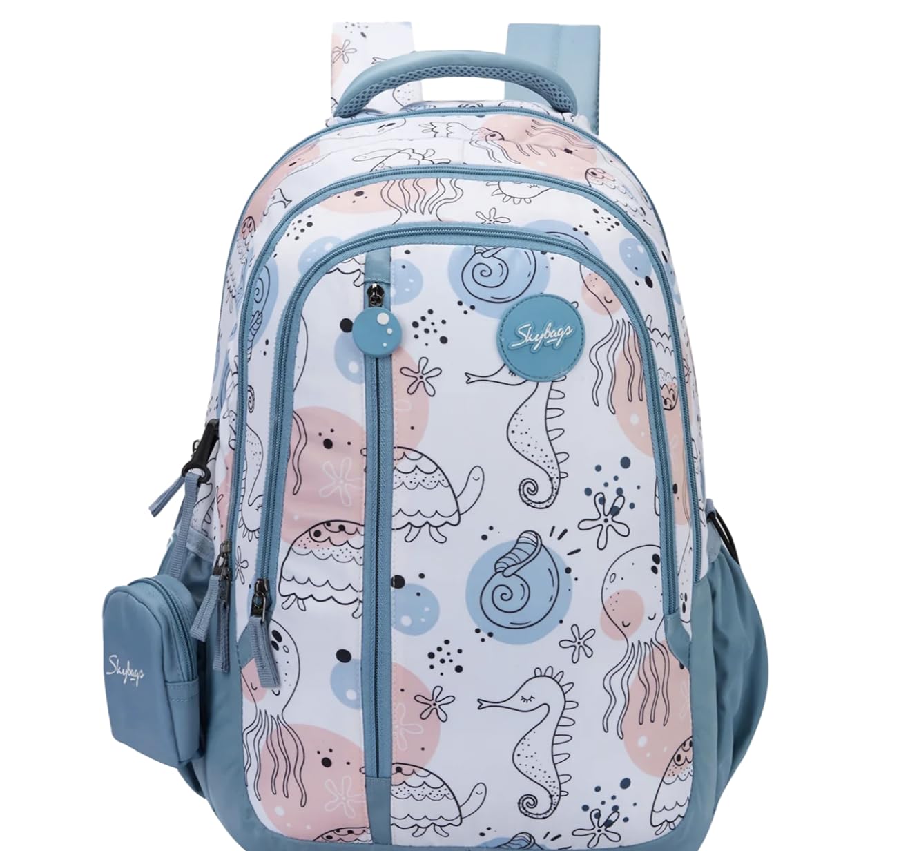 CHARM 01 4 Compartment SCHOOL BACKPACK CAMEO BLUE-image-30