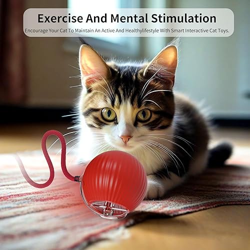 Miniatura 4 de Juguetes interactivos para gatos de interior, juguetes automáticos para gatosgatitos para gatos adultos aburridos de interior, activado por