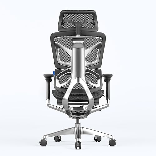 Miniatura 3 de OdinLake O3 Silla de oficina ergonómica  Respaldo de mariposa ajustable, soporte lumbar dinámico, reposabrazos 3D, control de alambre de acero,