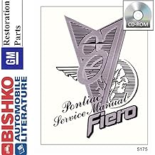 literatura automotiva Bishko 1987 Pontiac Fiero Shop Manual de reparo de servi&ccedil;o CD Motor Drivetrain El&eacute;trico