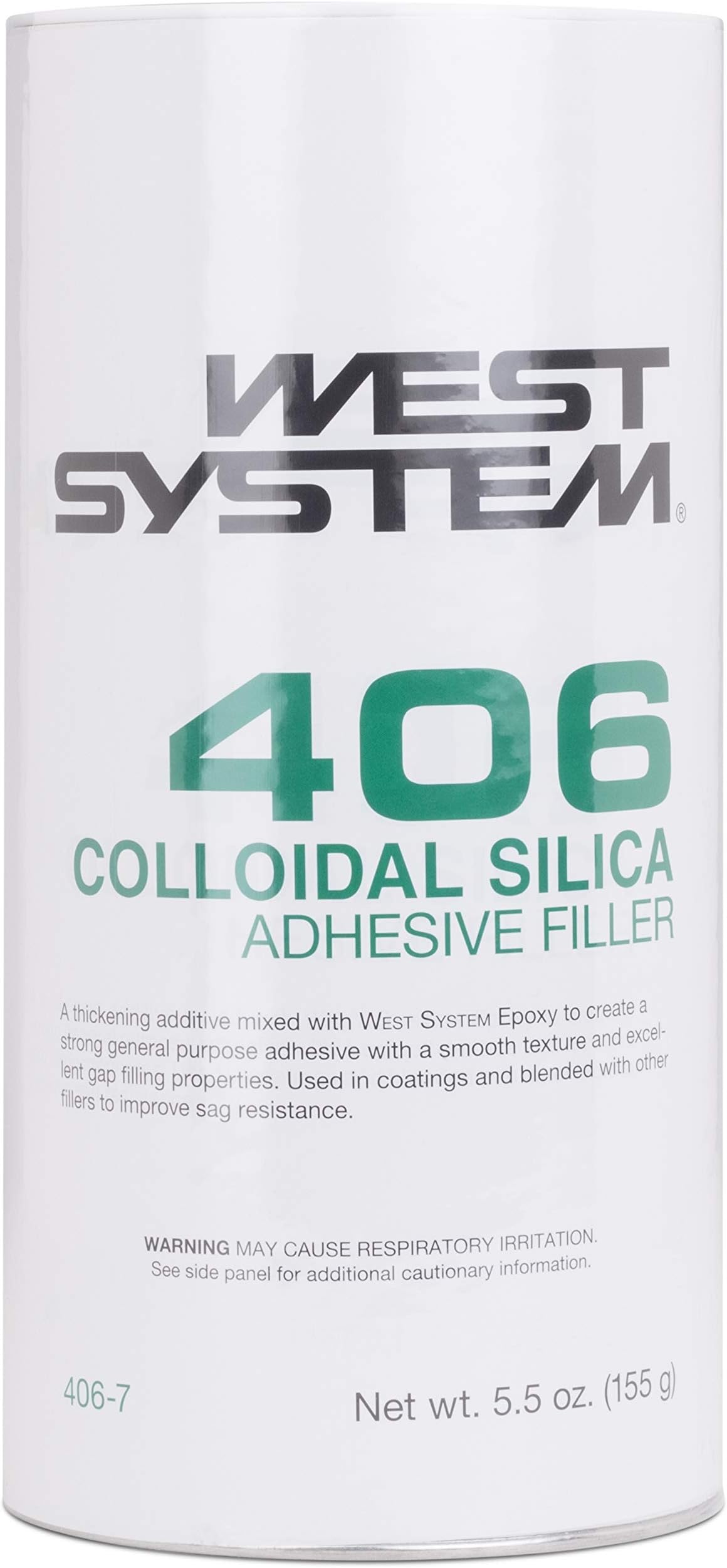 West System 406-7 Collodial Silica 5.5oz, off-white
