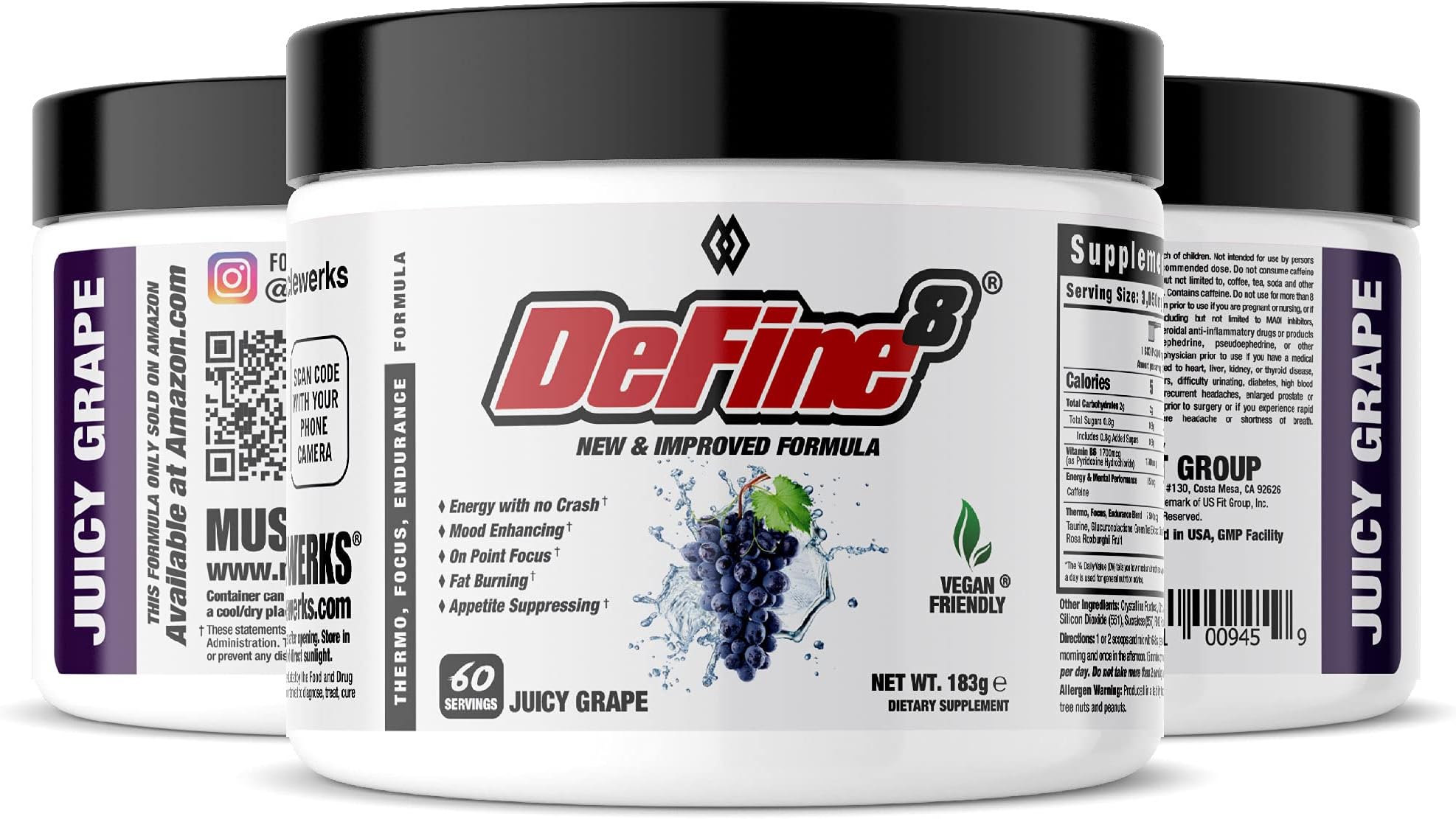 DeFine8: Juicy Grape - Energy & Focus