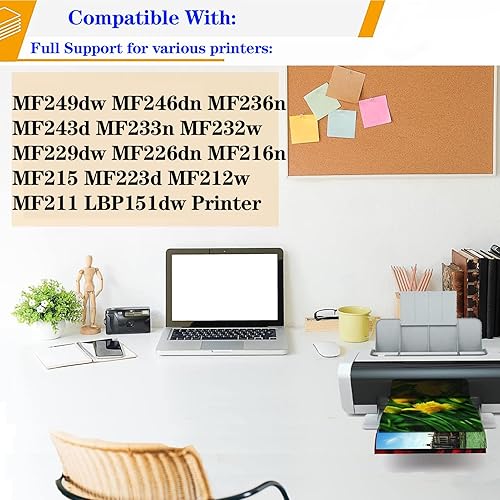 Vista 2 de Cartucho de tóner de repuesto compatible para Canon CRG737 de alto rendimiento para impresora MF249dw MF246dn MF236n MF243d MF233n MF232w MF229dw 1