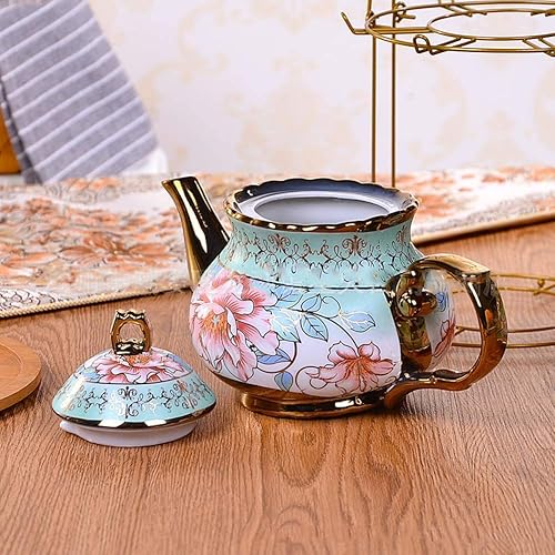 Miniatura 6 de DaGiBayCn - Juego de té de cerámica para la tarde, 20 piezas, regalo para adultos, café, té fuerte, verde