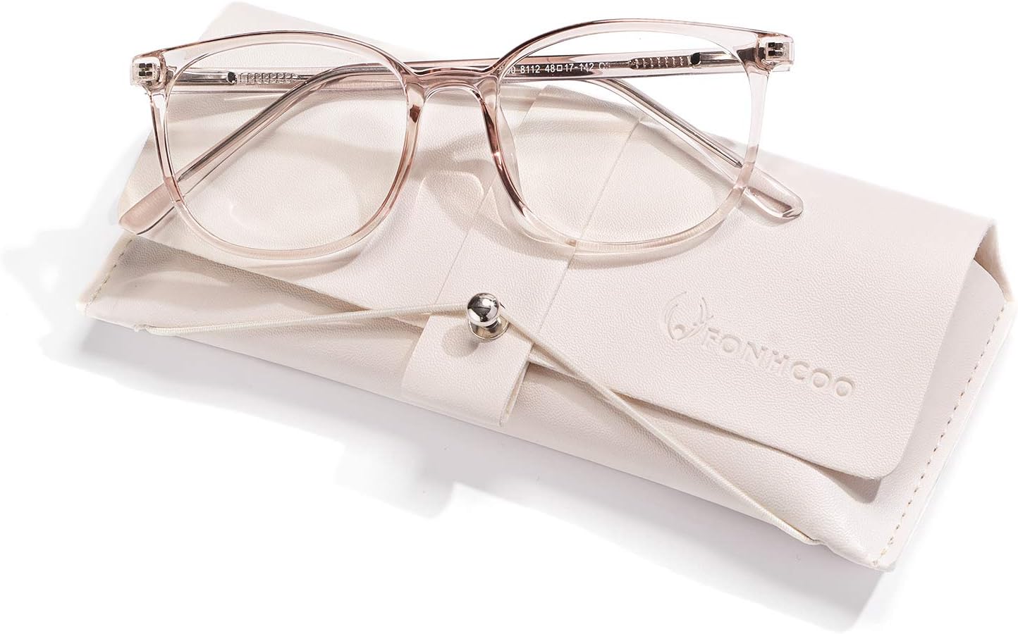 Blue Light Blocking Glasses Fashion Round TR90 Frame Transparent Eyewear Anti UV Blu-Ray Computer Glasses for Women Men