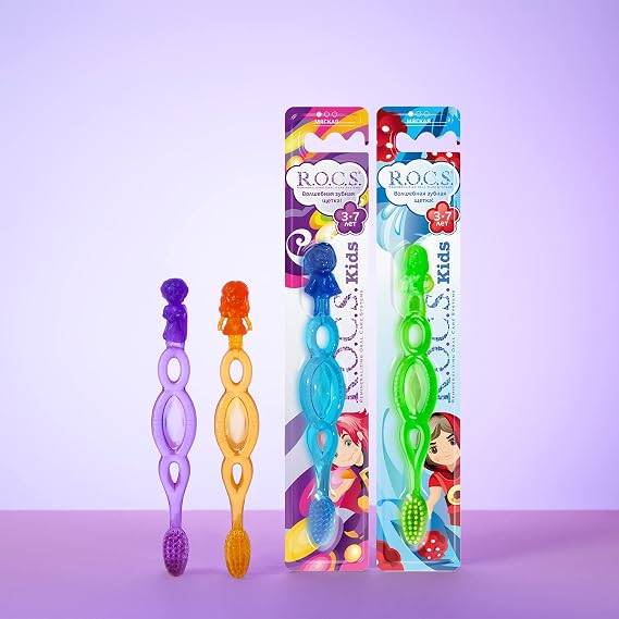 ROCS Kids 3-7 Year Old Toothbrush assortment (1 Piece)