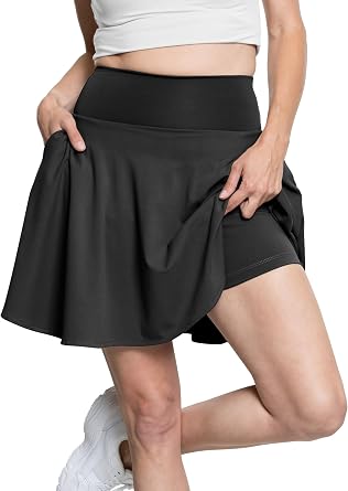 STRETCH IS COMFORT Skorts for Women with Pockets Golf Skirts for Women
