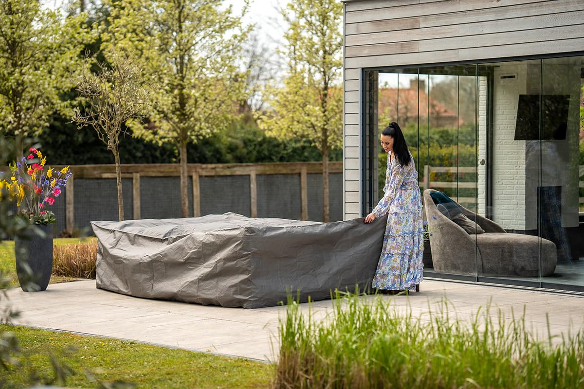 Gardissimo Premium Abdeckung Gartenmöbel 350470 Lounge Set 280x230x80cm | Wasserdicht, UV beständig, Atmungsaktiv, Regenschutz, Schutzhülle für Terrassenmöbel