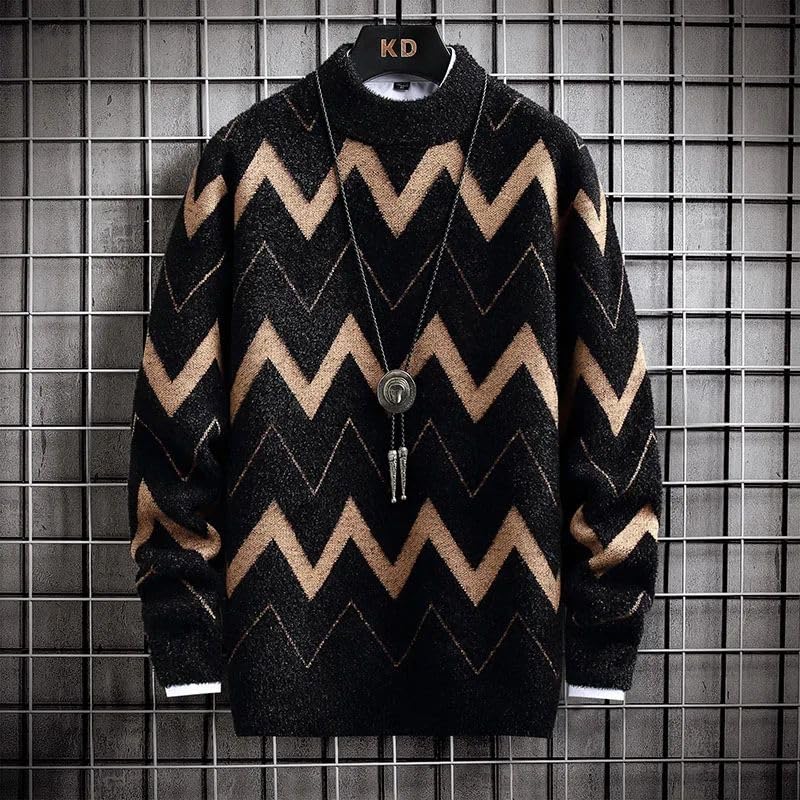 Pull style décontracté homme tricot chaud pour l'hiver