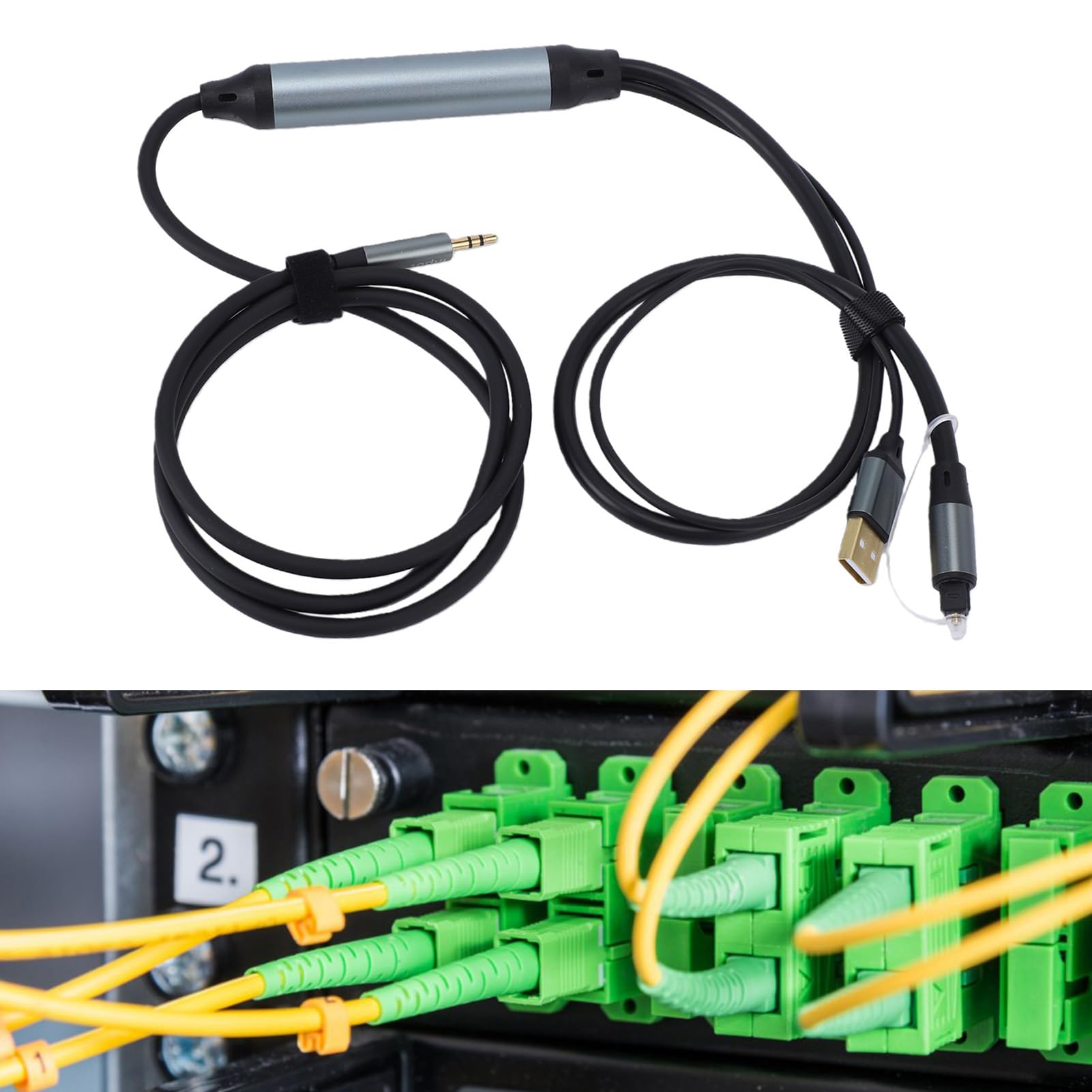 banapoy Cavo Adattatore da 3.5mm AUX a Ottico per TV