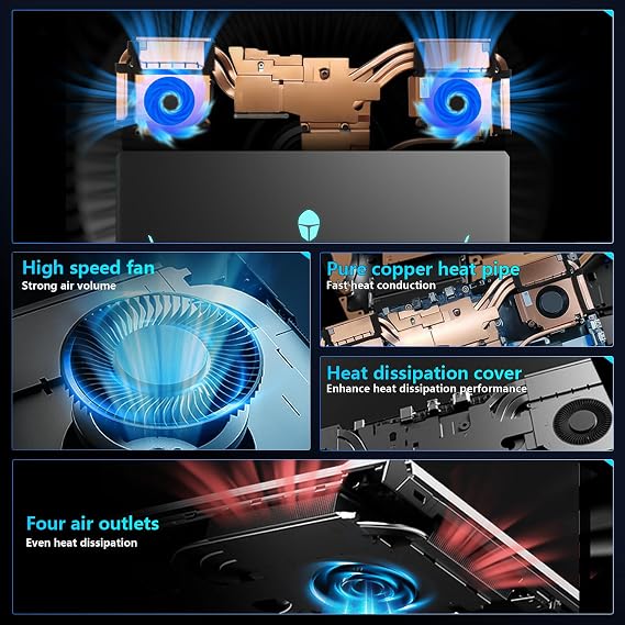 Thunderobot Storm 17.3 RTX 5070 Ryzen 7-255 16GB DDR5 1TB Gaming Laptop