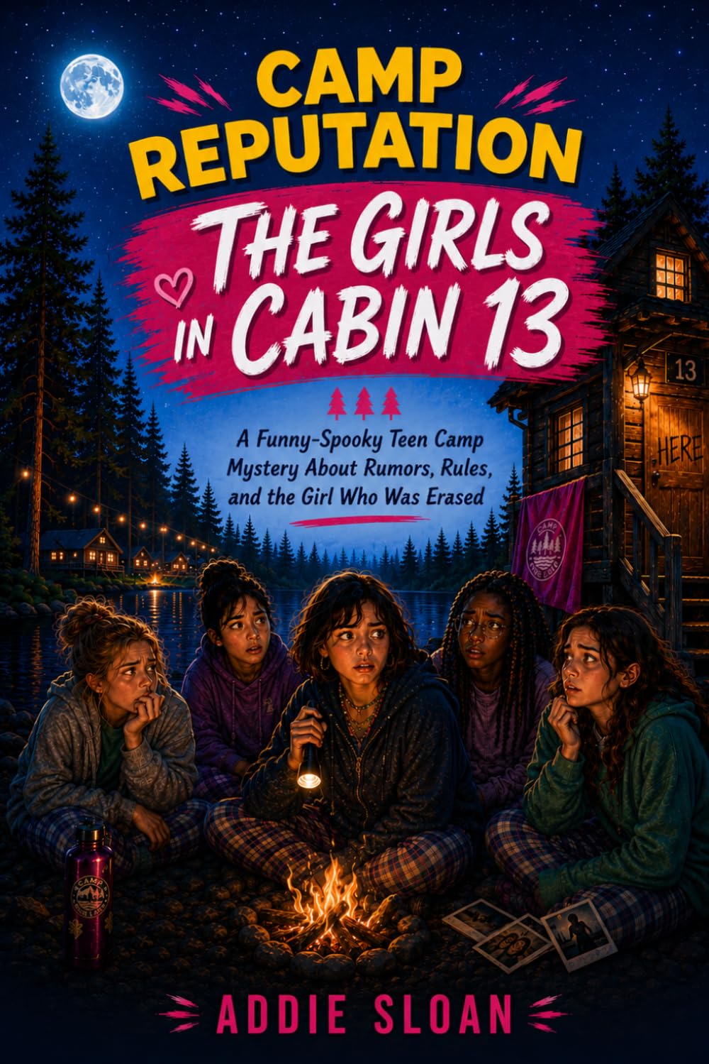 THE GIRLS IN CABIN 13: A Funny-Spooky Teen Camp Mystery About Rumors, Rules, and the Girl Who Was Erased (CAMP REPUTATION)