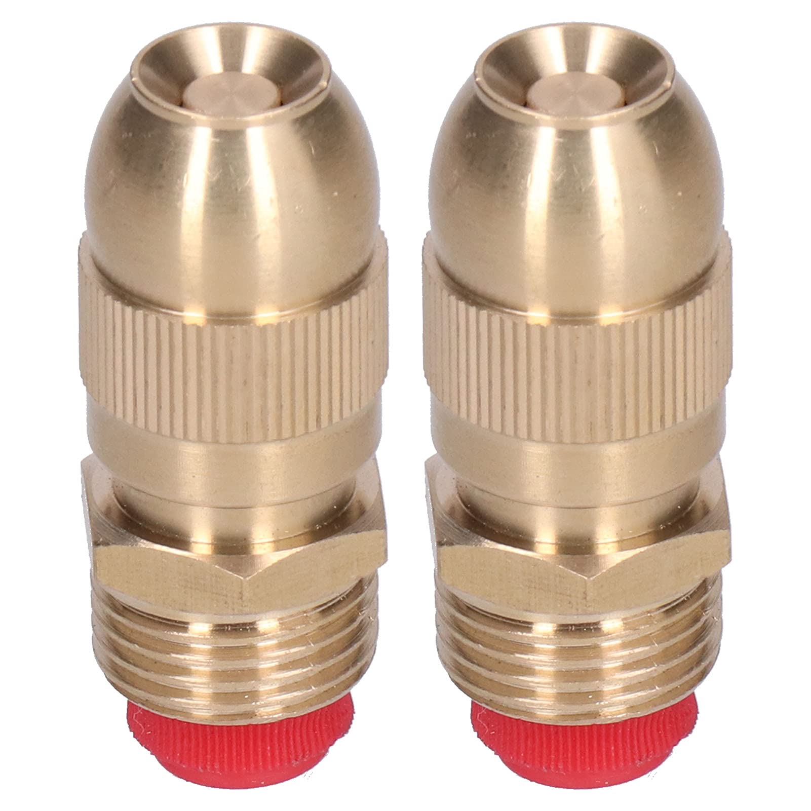 Hyuduo Buse d'arrosage en Laiton, Pulvérisateur d'arrosage Réglable avec Filetage Mâle G1/2, Irrigation et Refroidissement Efficaces de la Pelouse pour Jardins et Serres