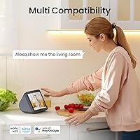 Vista 8 de Cámara de seguridad para interiores 2K, monitor de bebé con cámara WiFi 2.4G y audio, sirena/visión nocturna para el hogar, mascotas, niñera/gato