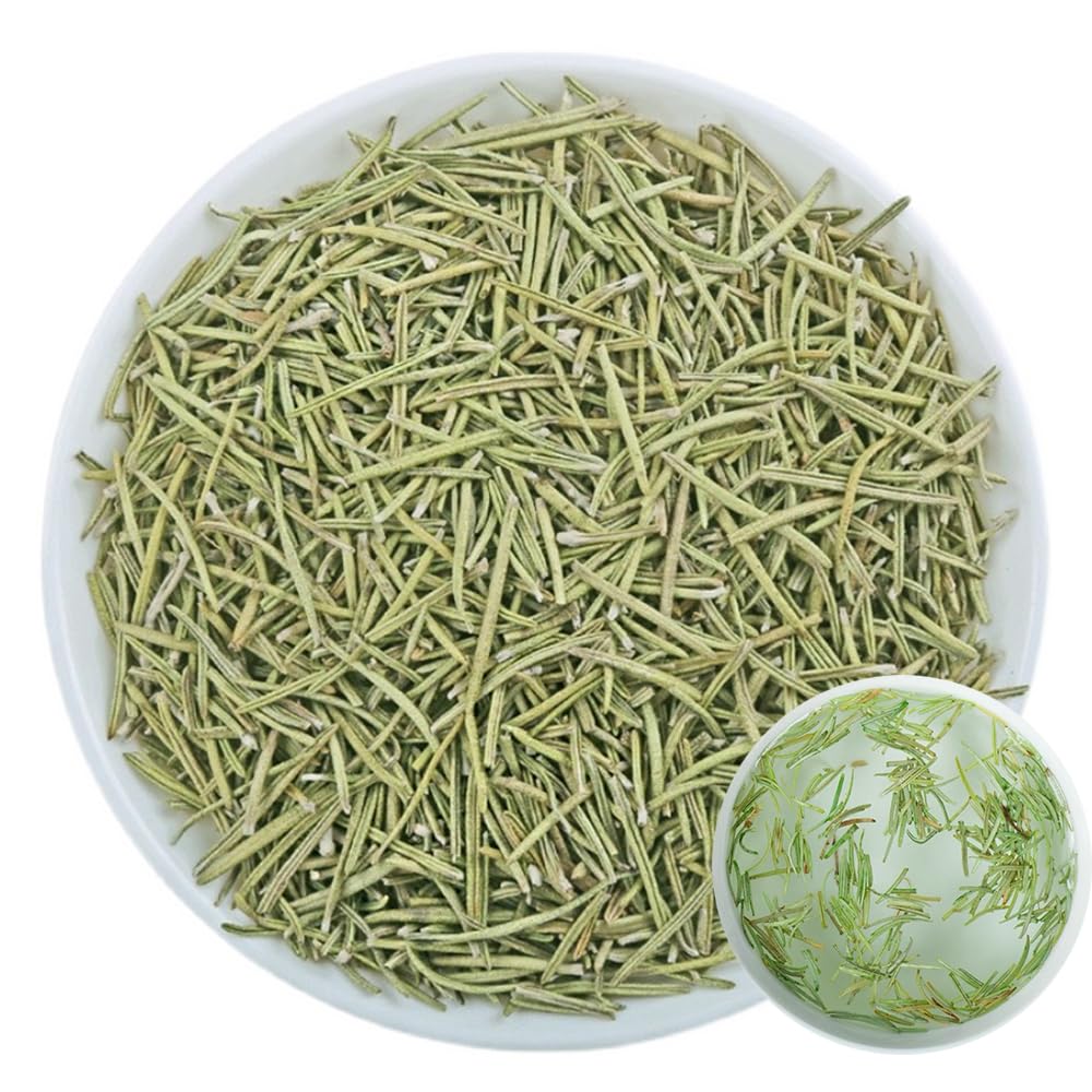 100% Rosemary 50g/1.76oz frais, feuilles en feuilles non - OGM, herbes naturelles à fleurs séchées, pures, riches en arômes, pour la viande, les légumes, les soupes, les sachets et les épices fraîches