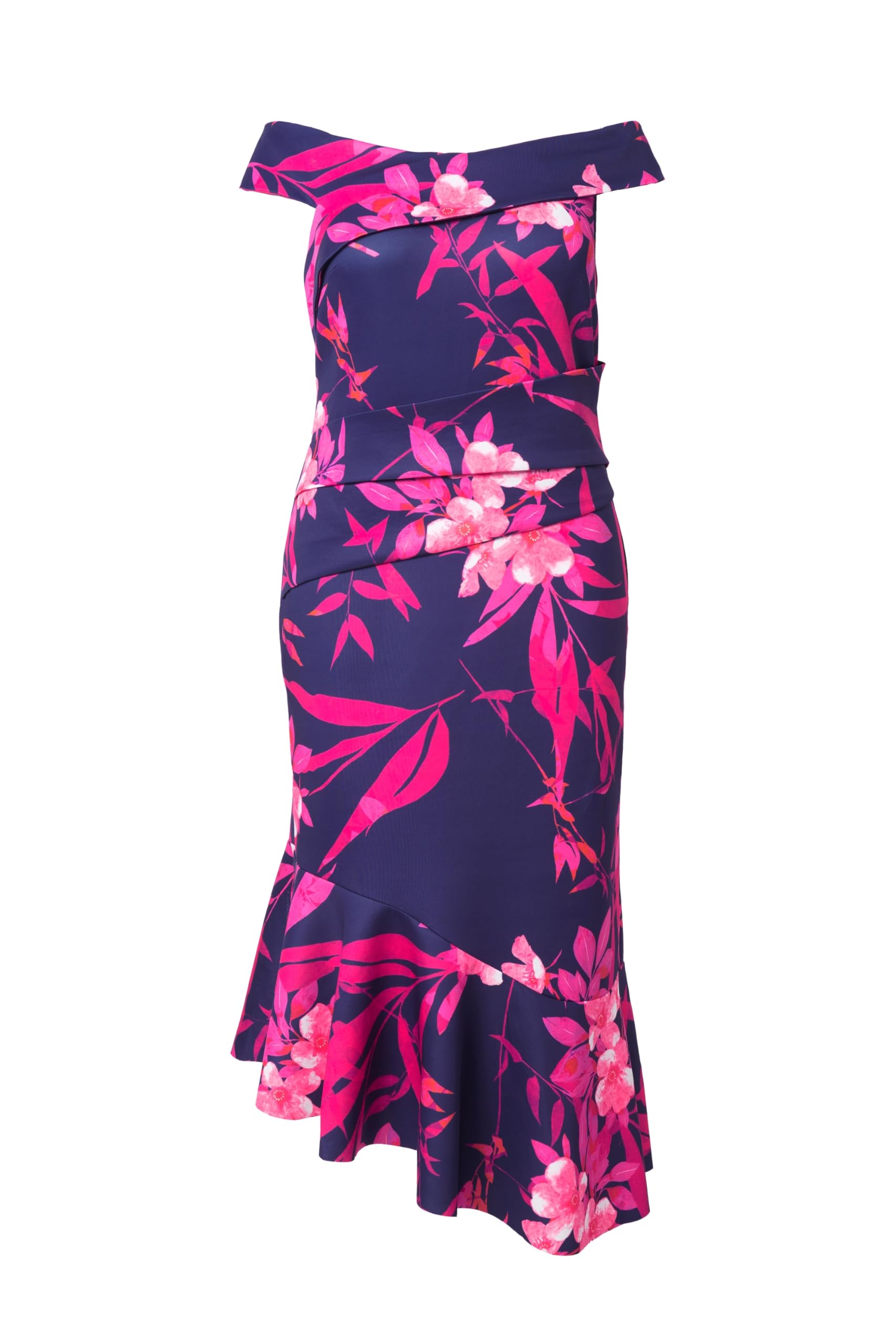 Ulla Popken Damen Midikleid