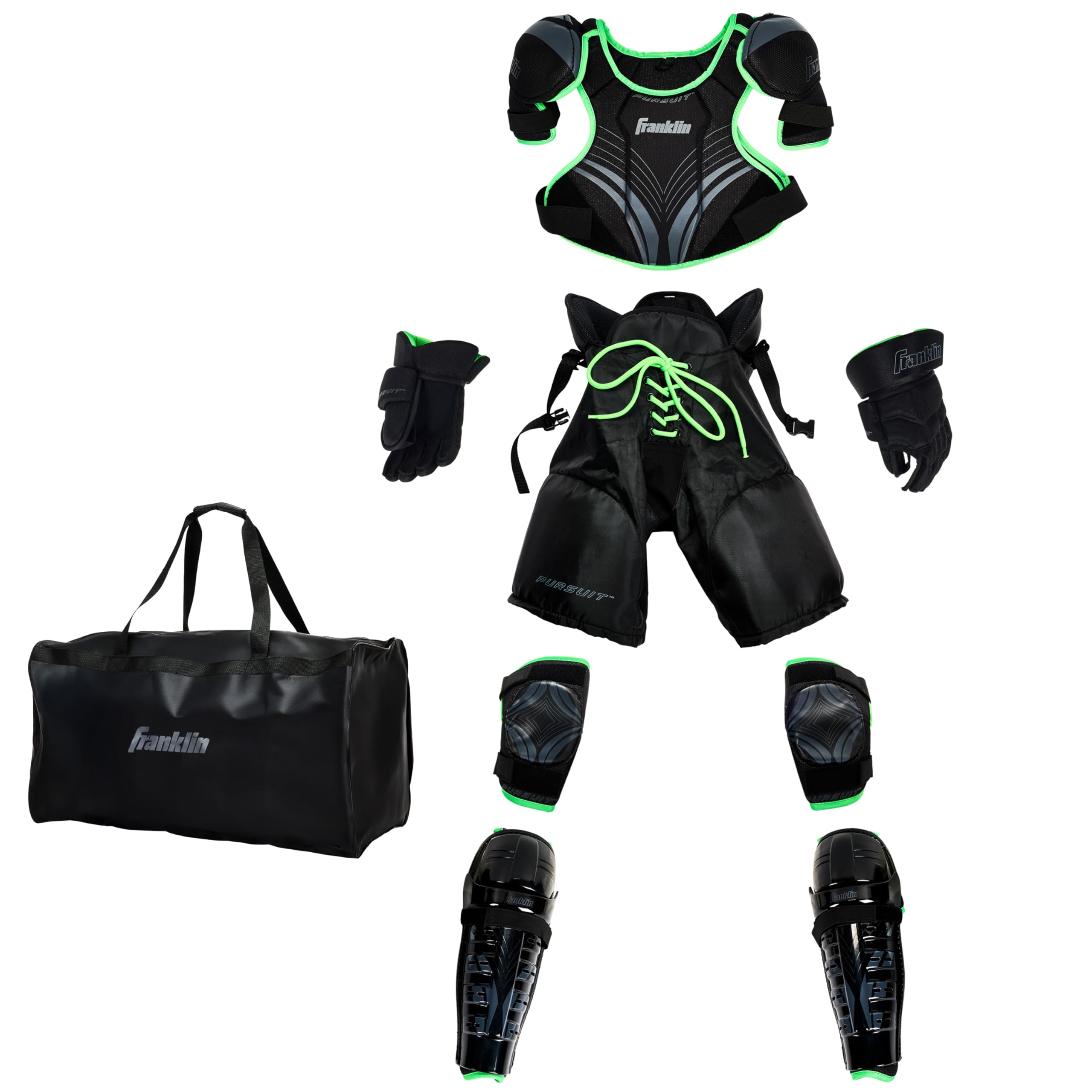 Franklin Sports Pursuit Ice Hockey Youth Complete Protective Gear Set