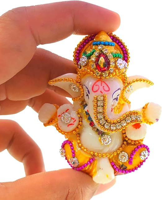 Buy DVISHA Ganpati Idol for Car Dashboard Lord Ganesha Statues Ganesh