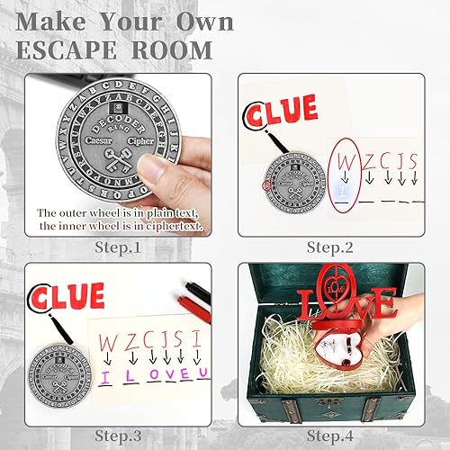 Miniatura 4 de VIGIamy Fidget Toys Adults Brain Teaser Puzzles Fidget Spinners Metal Anxiety Stress Relief Toy Mind Puzzles Escape Room Game ADHD Autism Fidget