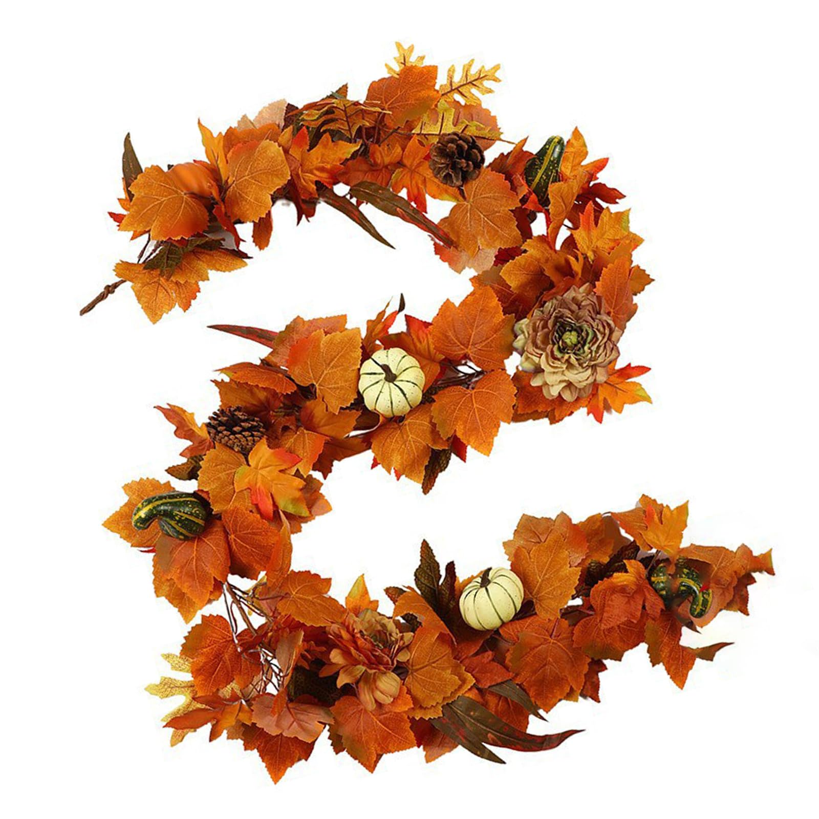 TFAOYS Thanksgiving Decorative Garlands for Window Door Crafted Silk User Friendly Easy Bendable Design Home Decors