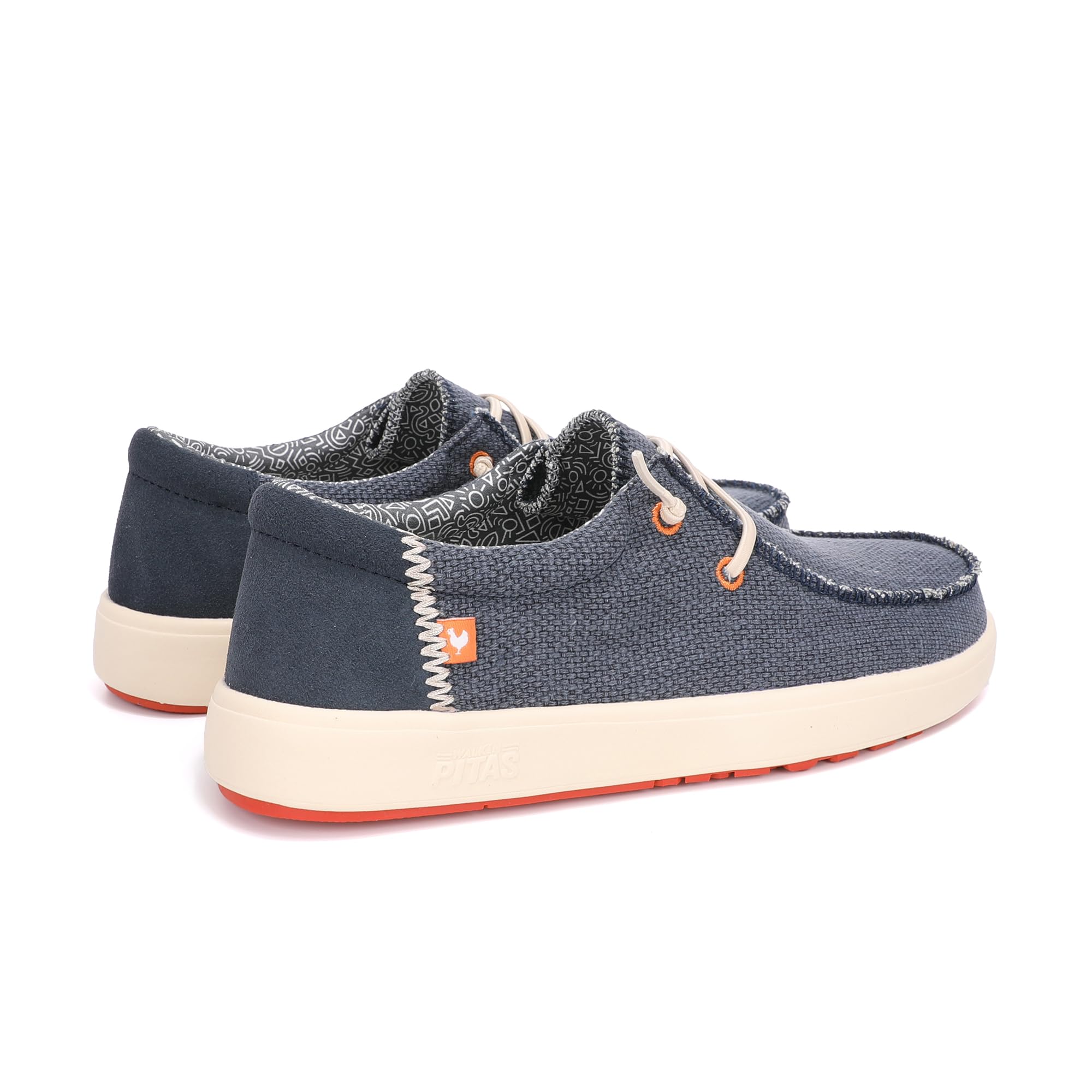 Mocasines de Hombre Náuticos Casual PITAS KILDA Zapatillas de Tela Sin Cordones