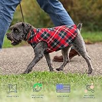 Vista 3 de Goldpaw - Chaqueta elástica de vellón para perros pequeños, suéter súper suave y cálido para perro, chaleco de suéter para mascotas para otoño e