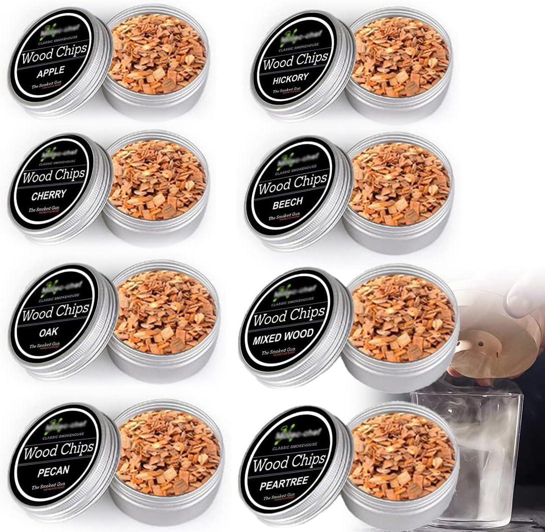 XIANNV Cocktail Smoker, Smoker Kit Different Fruit Wood Chips, Old