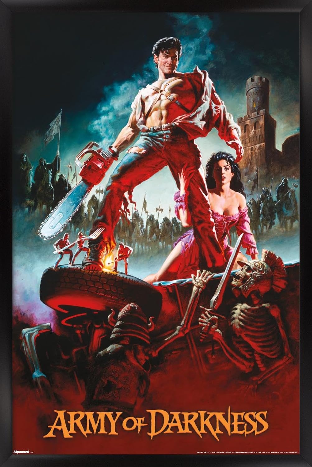 Trends International Army of Darkness (1993) - Ash One Sheet Wall Poster, 34L x 22.4W, Black Framed Version