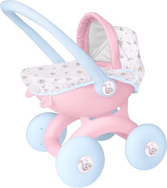HTI Toys & Games BabyBoo 4 In 1 My First Pram | Childrens Baby Doll Pushchair Stroller Toy Great For Girls & Boys 18 Months+