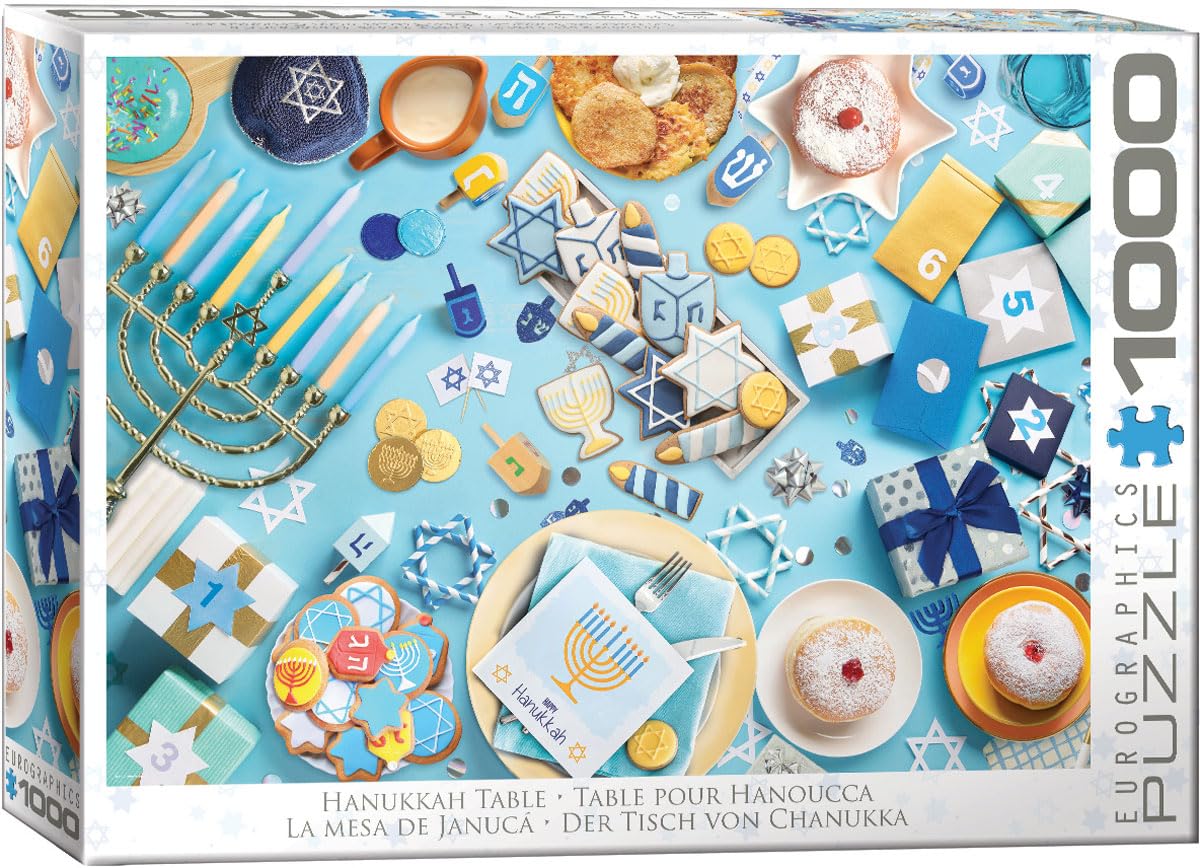 Hanukkah Table, Eurographics Jigsaw Puzzles, 1000 pcs