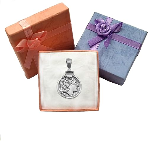 Vista 4 de Colgante de plata de ley Alexander The Great