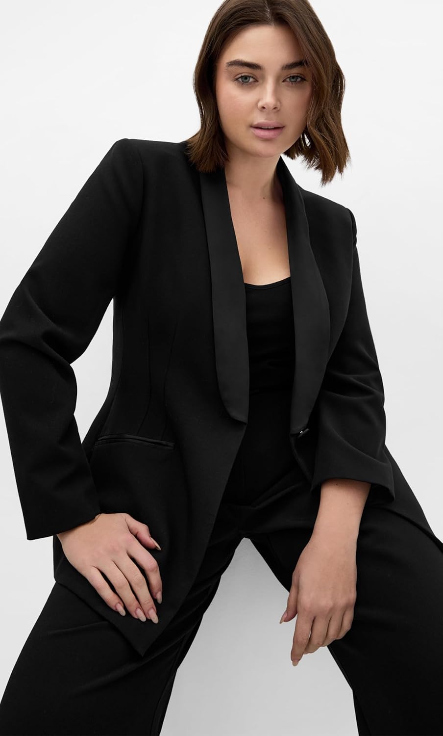 City Chic Women's Plus Size Jacket - Alece Tuxedo