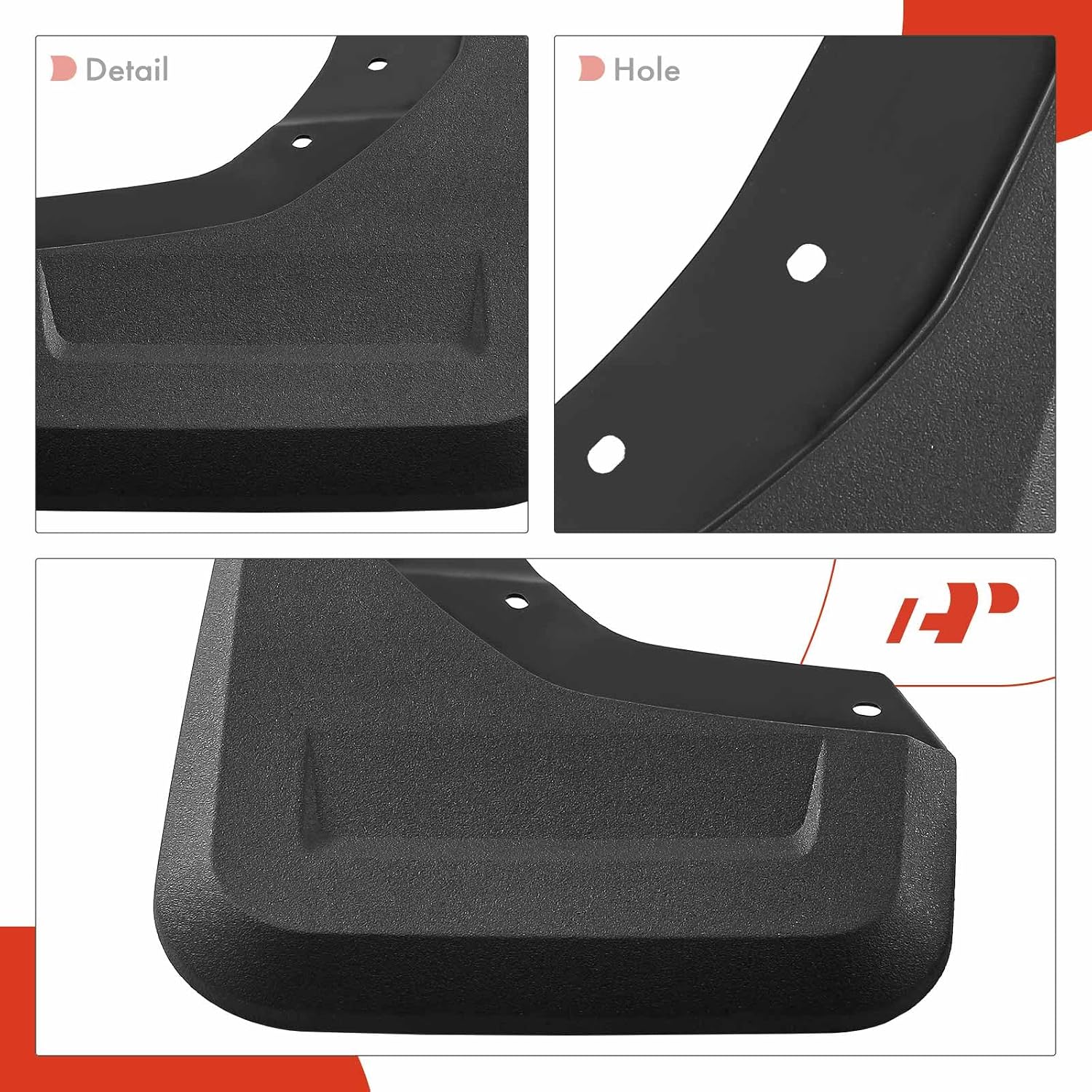 A-Premium Mud Flaps Compatible with Ram 1500 TRX 2021-2023, No Drilling Required Mud Guards with Hardware Accessories, Set of 2 Front Side
