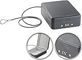 Xcase Mobiler Safe Urlaub: Mini-Stahl-Safe für Reise & Auto,...