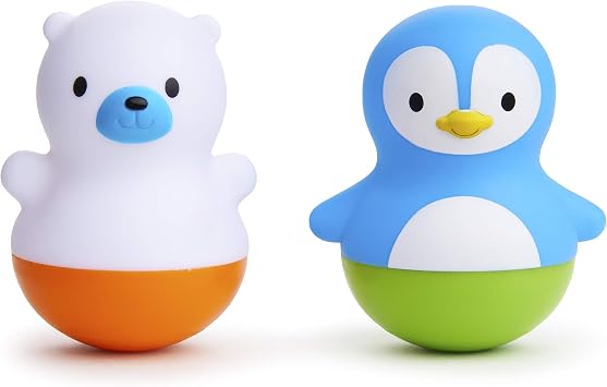 Munchkin Mold Free Baby Bath Toys, Polar Bear/Penguin, 6+ Months