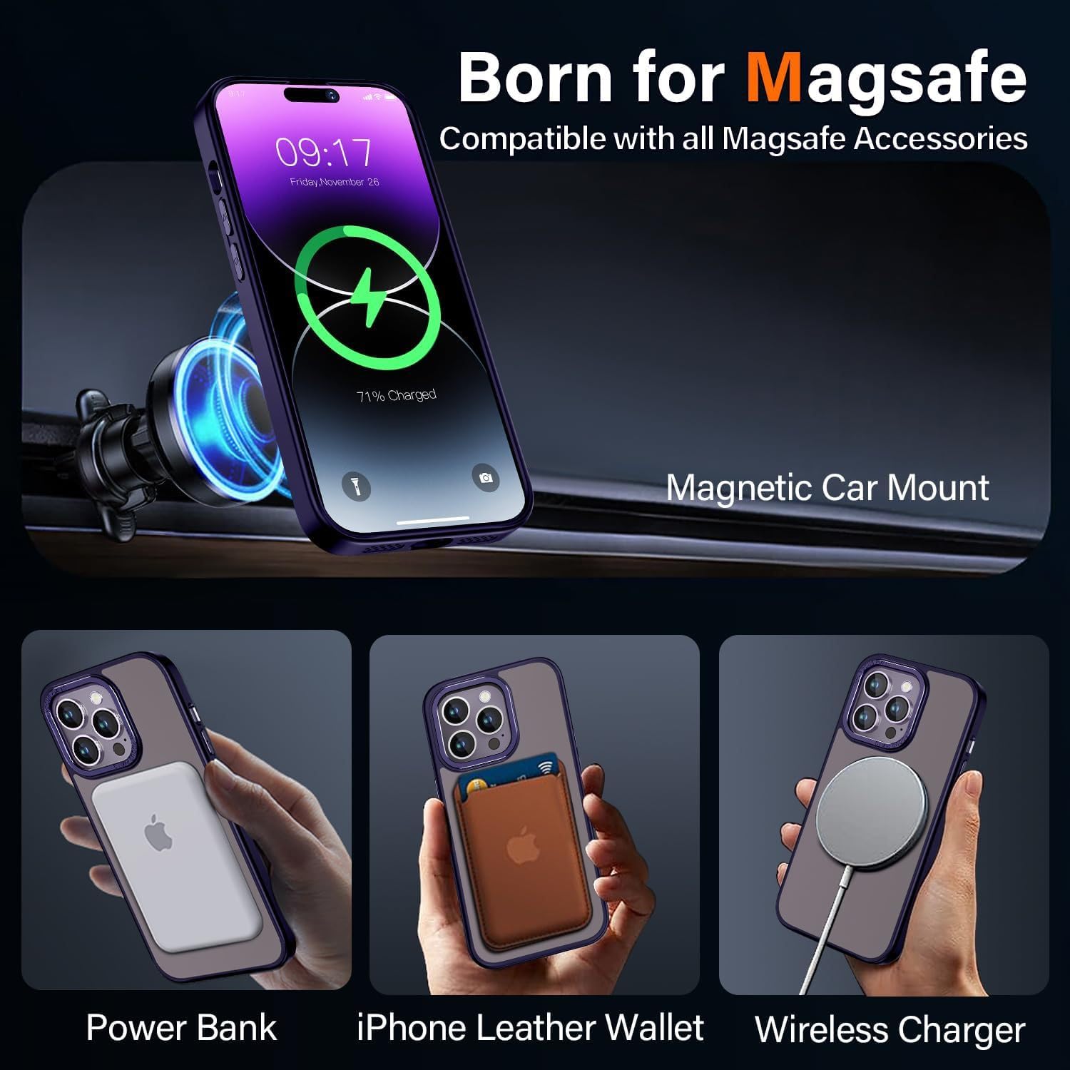 Amazon.co.jp: iPhone 15 ケース MagSafe 対応 リング付き 指紋防止